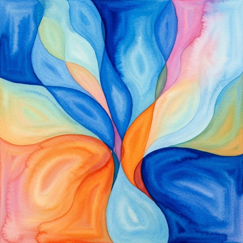 Abstract Watercolor Dreams