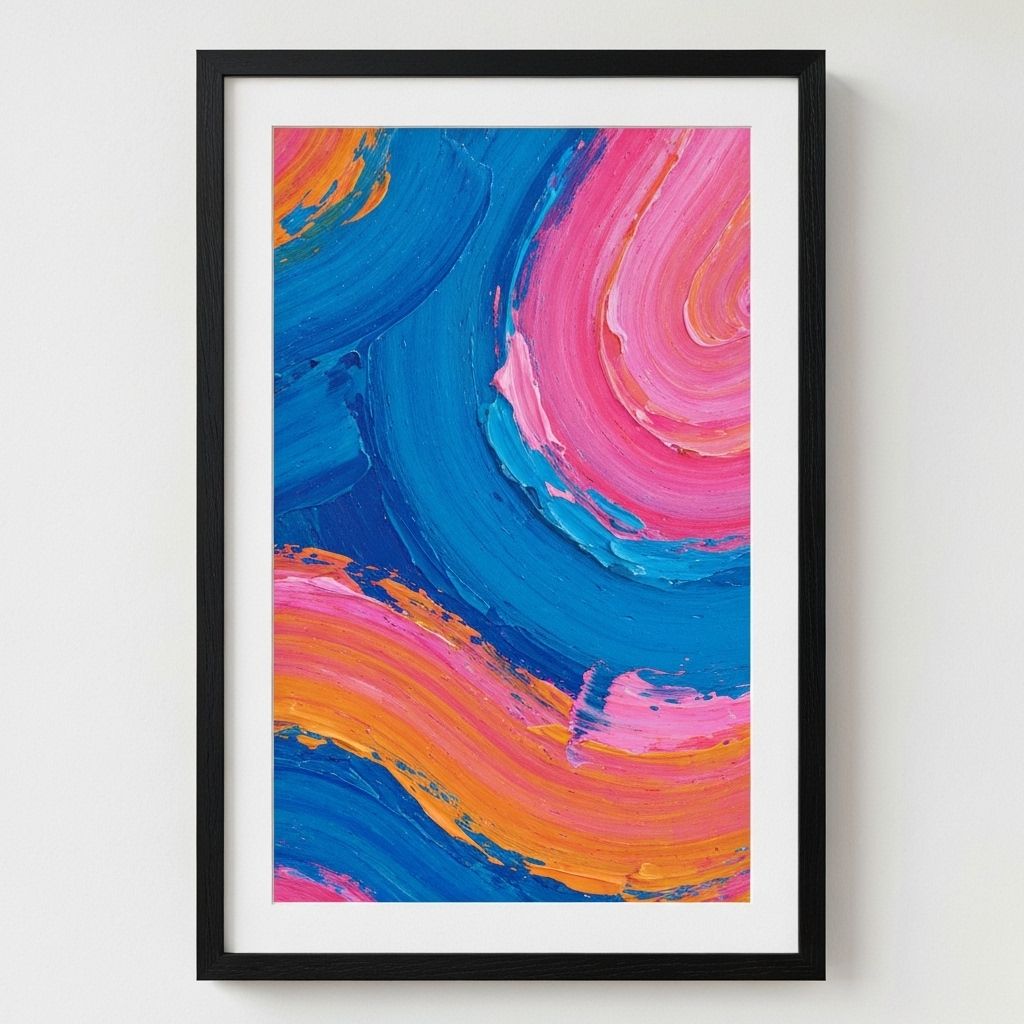 Abstract Framed Art