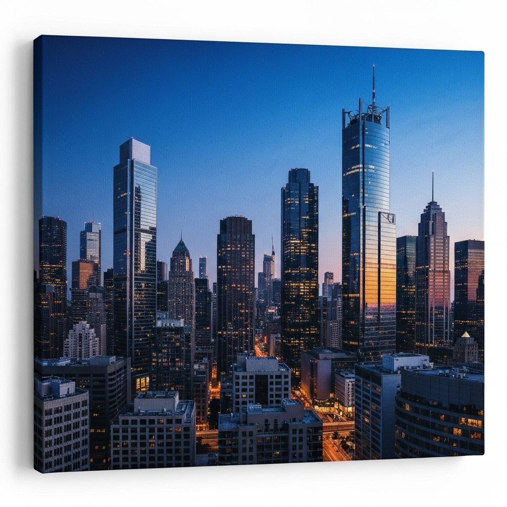 City Skyline Canvas