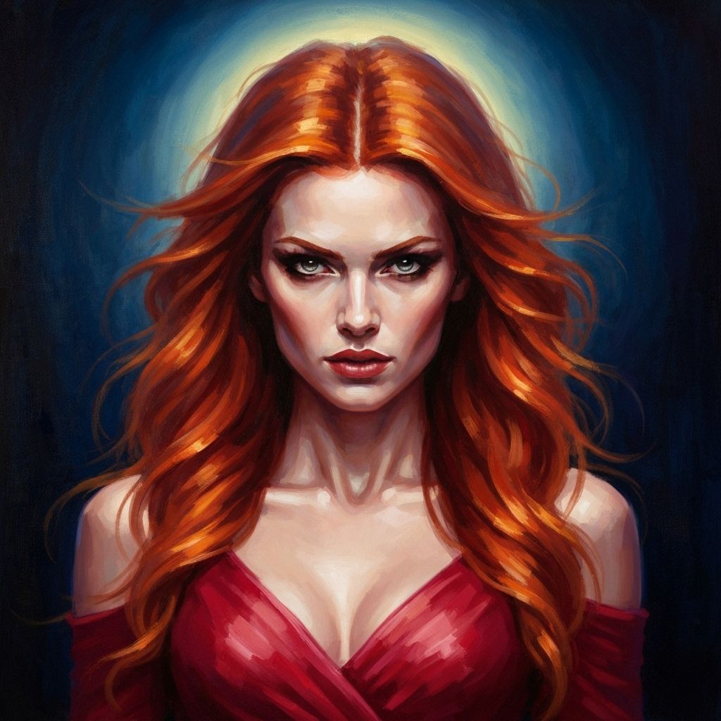 Hand-Painted Portrait